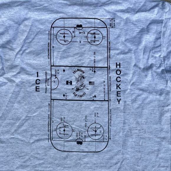 Ice Hockey Canada vs USA Old Timers 15 anniversary Anvil Cotton Deluxe - Picture 2 of 8